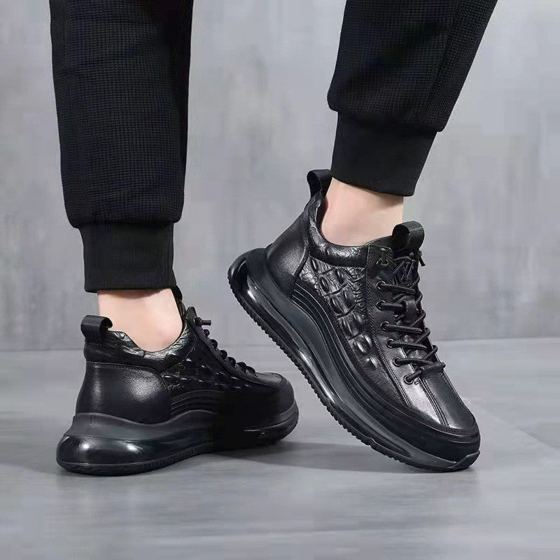 Zapatos Escama Negra
