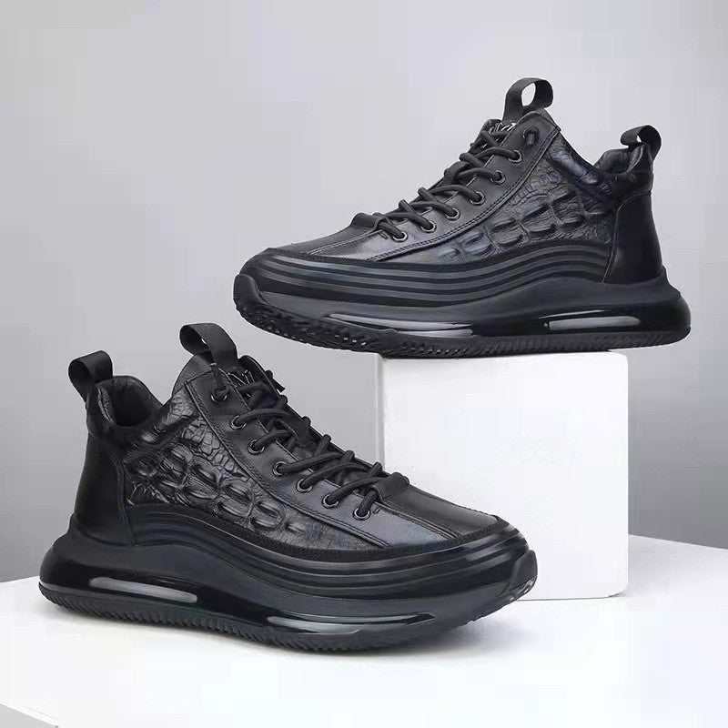 Zapatos Escama Negra