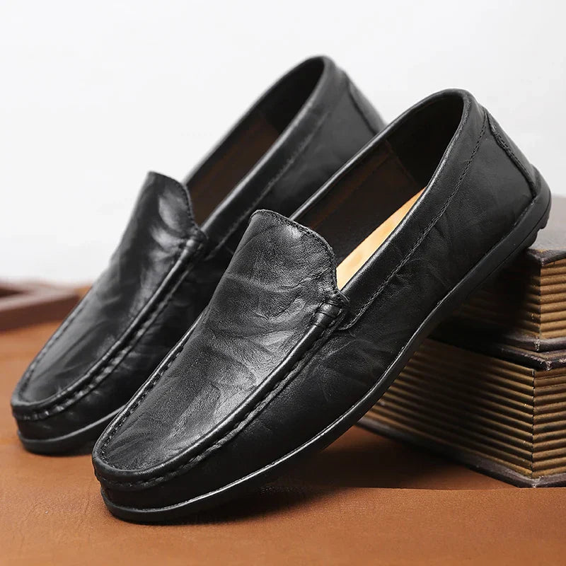 Lujo en Piel Mocasín Caballero