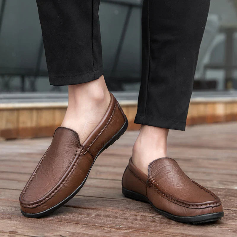 Lujo en Piel Mocasín Caballero