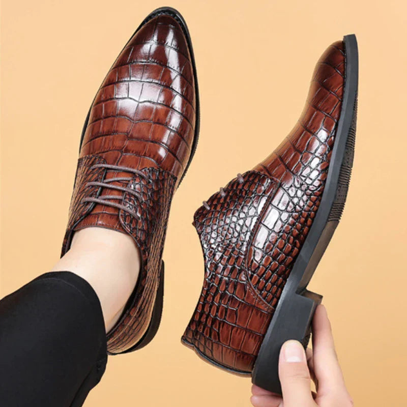 Derby Croco Elegante