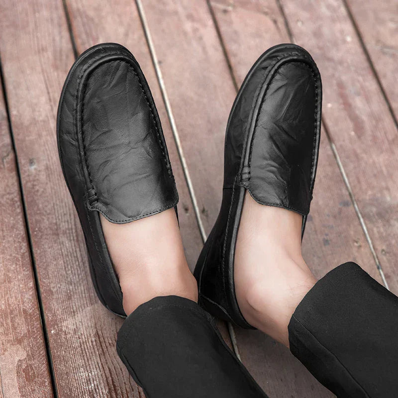 Lujo en Piel Mocasín Caballero