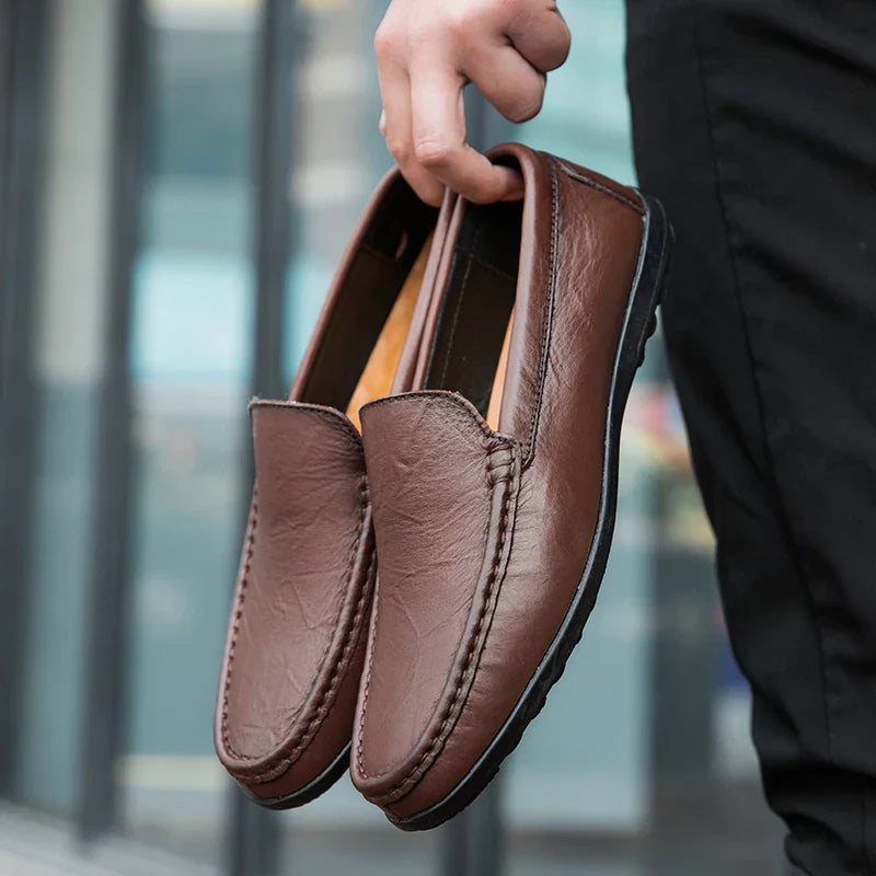 Lujo en Piel Mocasín Caballero