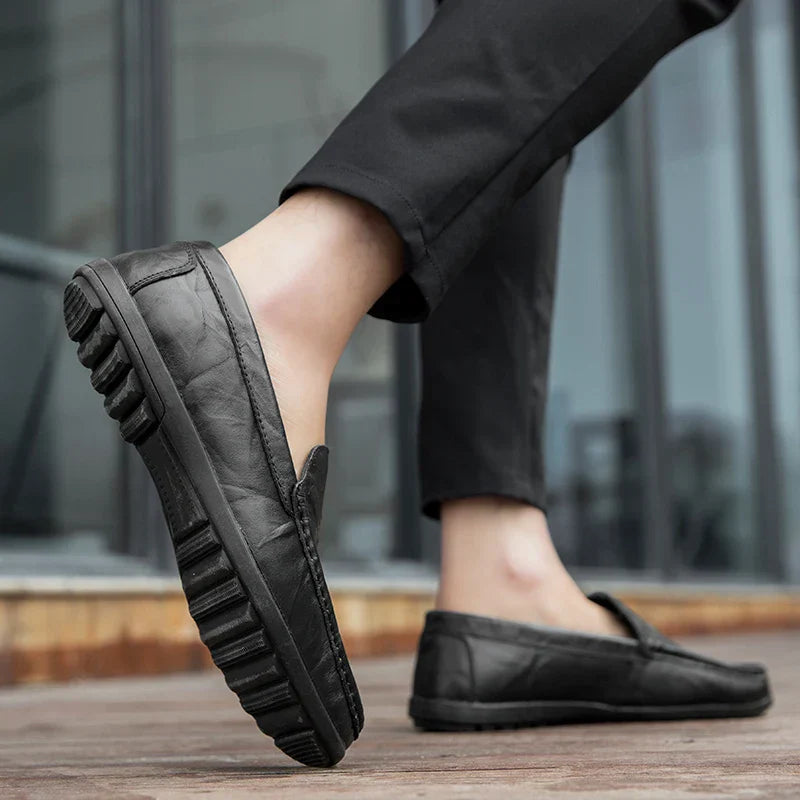 Lujo en Piel Mocasín Caballero