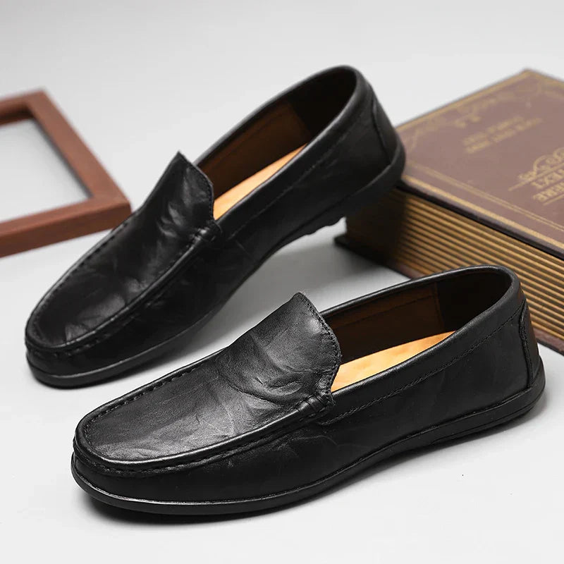 Lujo en Piel Mocasín Caballero