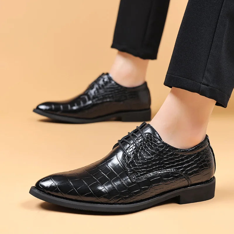 Derby Croco Elegante