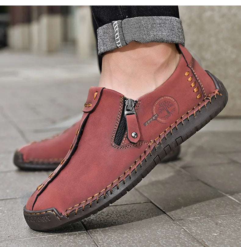 Zapatos de Cuero Escamorfo