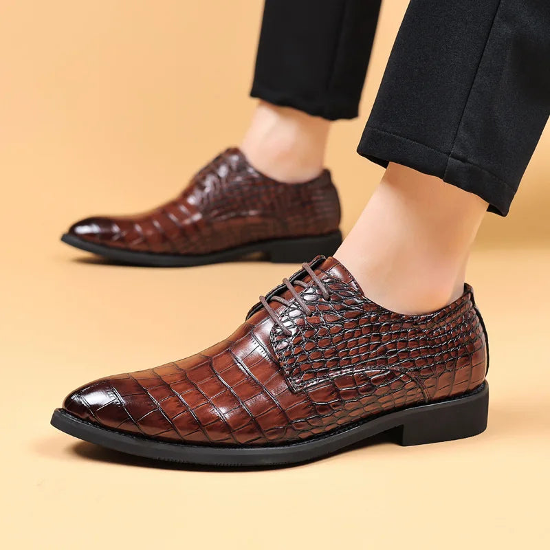 Derby Croco Elegante