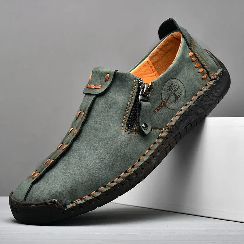 Zapatos de Cuero Escamorfo