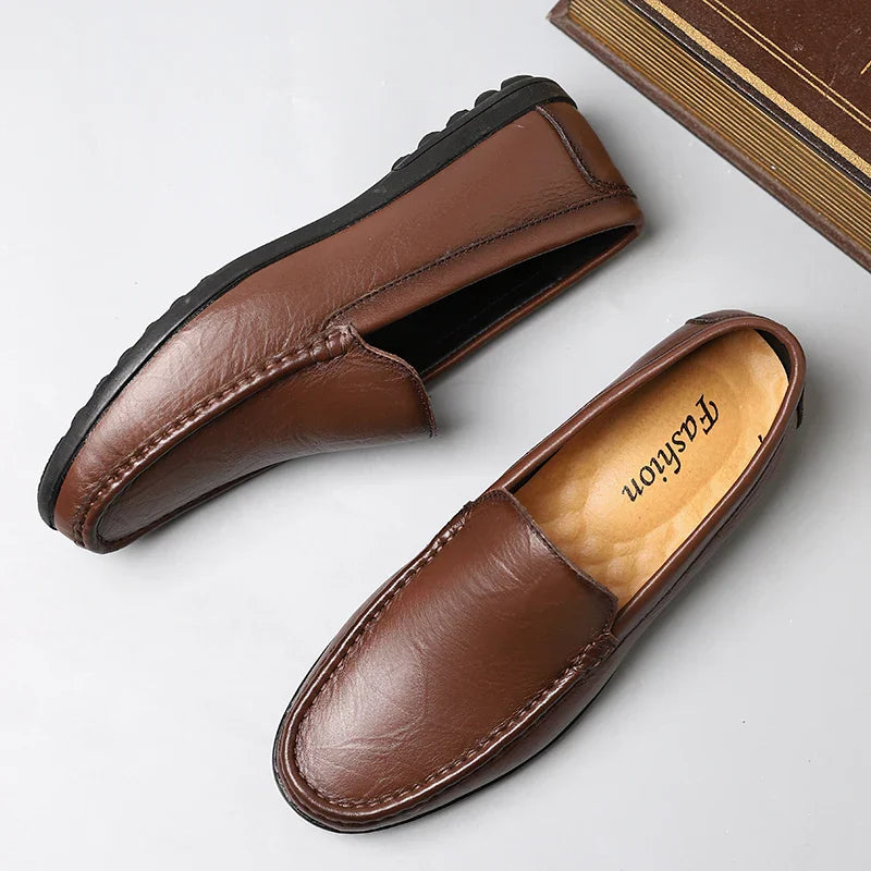 Lujo en Piel Mocasín Caballero